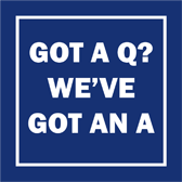 Got a questions? We've got an answer.
